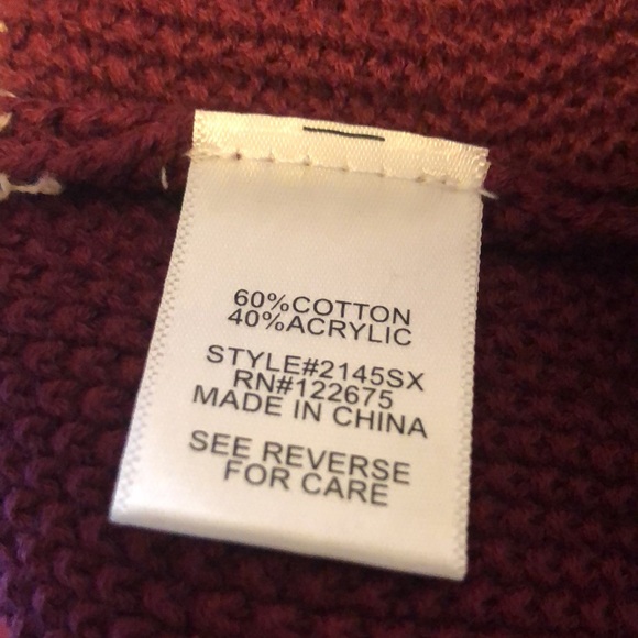 Letty & Me Striped Cardigan size Large New - Picture 9 of 11